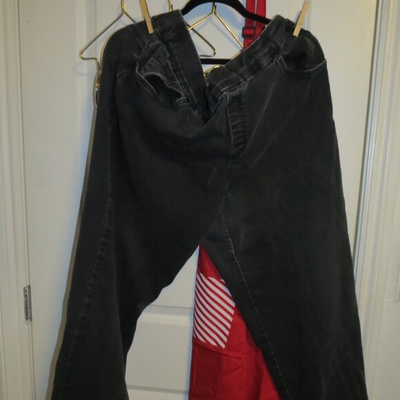 24 w Gloria Vanderbilt Black Pull On Jeans - Picture 1 of 4
